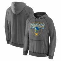 Толстовка Golden State Warriors Fanatics Gray True Classics Vintage Snow Wash Raglan