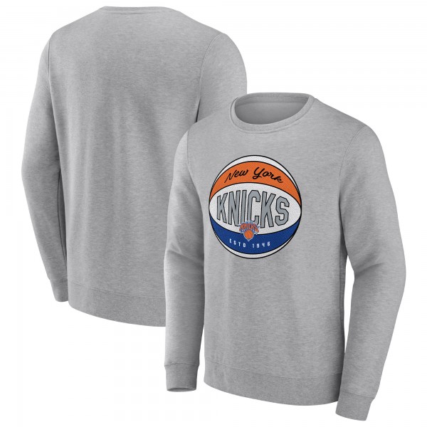 Кофта New York Knicks True Classics Vint - Heathered Gray