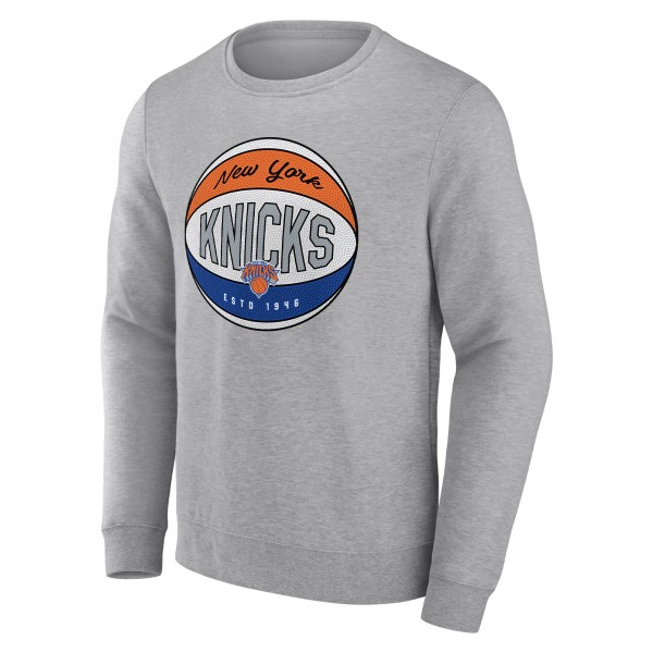 Кофта New York Knicks True Classics Vint - Heathered Gray