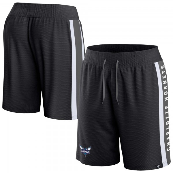 Шорты Charlotte Hornets Referee Iconic Mesh - Black