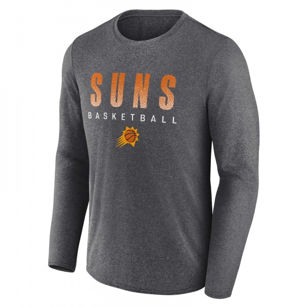 Футболка с длинным рукавом Phoenix Suns Where Legends Play Iconic Practice - Heathered Charcoal