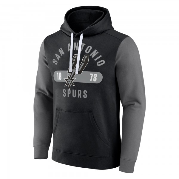 Толстовка San Antonio Spurs Attack Colorblock - Black/Gray
