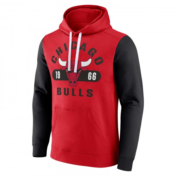Толстовка Chicago Bulls Red/Black Attack Colorblock