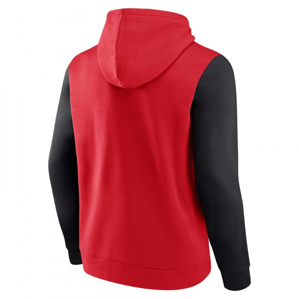 Толстовка Chicago Bulls Red/Black Attack Colorblock