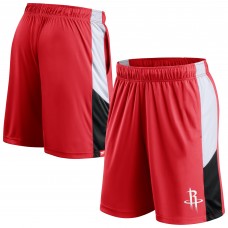Houston Rockets Champion Rush Colorblock Performance Shorts - Red