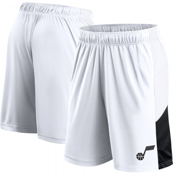 Шорты Utah Jazz Champion Rush Colorblock Performance - White