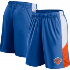 New York Knicks Champion Rush Colorblock Performance Shorts - Blue