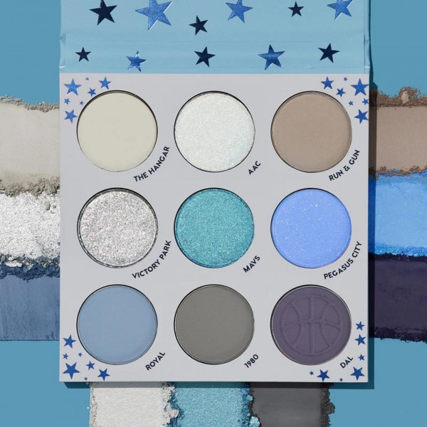 Dallas Mavericks ColourPop Womens NBA Makeup Collection Set - Blue