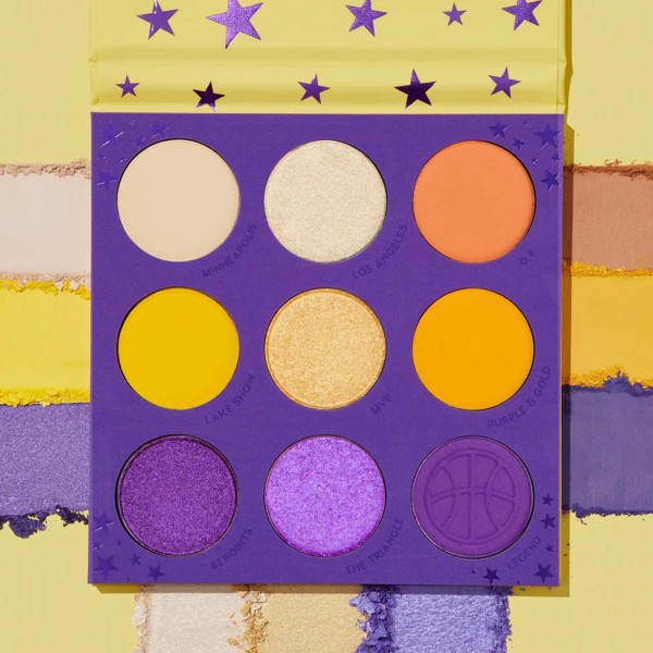 Los Angeles Lakers ColourPop Womens NBA Makeup Collection Set - Purple