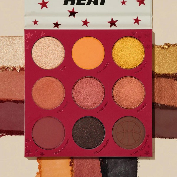 Miami Heat ColourPop Womens NBA Makeup Collection Set - Red