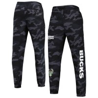 Спортивные штаны Milwaukee Bucks New Era Tonal - Black/Camo