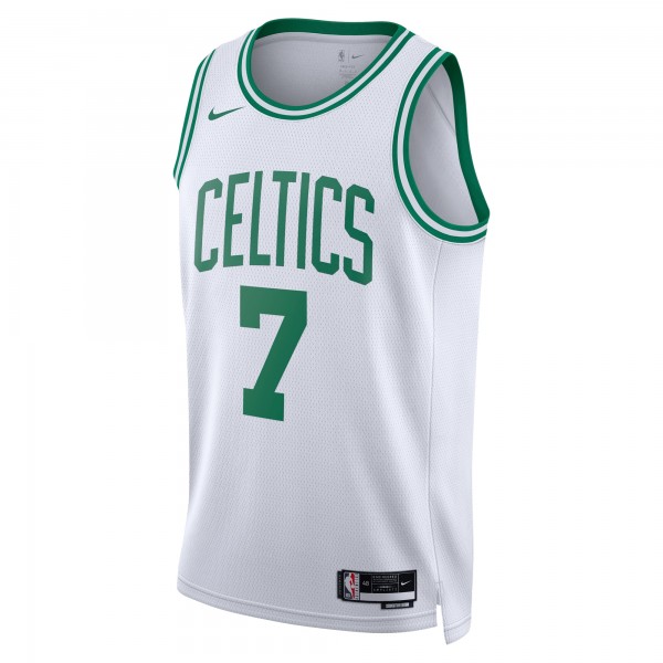 Джерси Unisex Boston Celtics Jaylen Brown Nike White Swingman - Association Edition