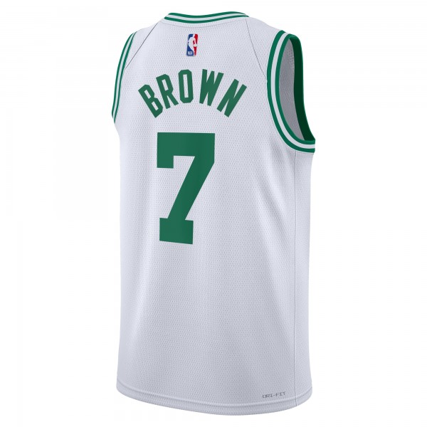 Джерси Unisex Boston Celtics Jaylen Brown Nike White Swingman - Association Edition