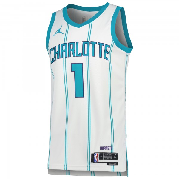 Игровая форма  LaMelo Ball Charlotte Hornets Jordan Brand Unisex 2022/23 Swingman - Association Edition - White