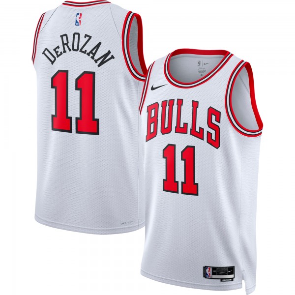 Игровая форма DeMar DeRozan Chicago Bulls Nike Unisex 2022/23 Swingman Player White - Association Edition