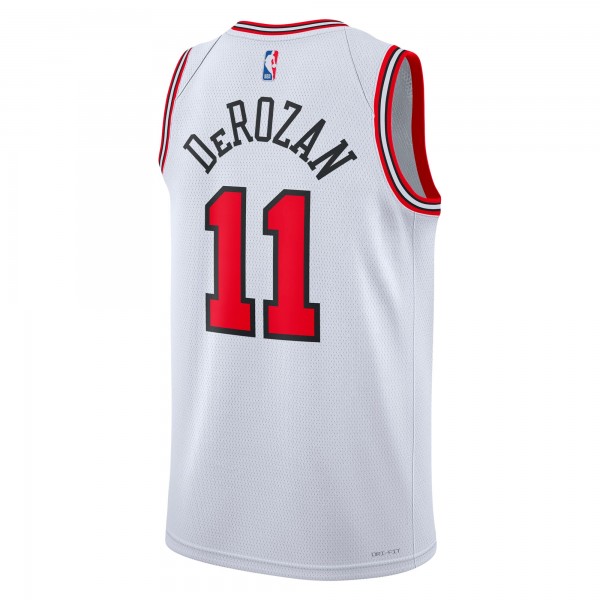 Игровая форма DeMar DeRozan Chicago Bulls Nike Unisex 2022/23 Swingman Player White - Association Edition