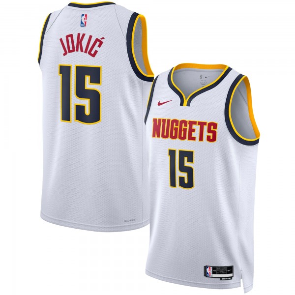 Джерси Unisex Denver Nuggets Nikola Jokic Nike White Swingman - Association Edition