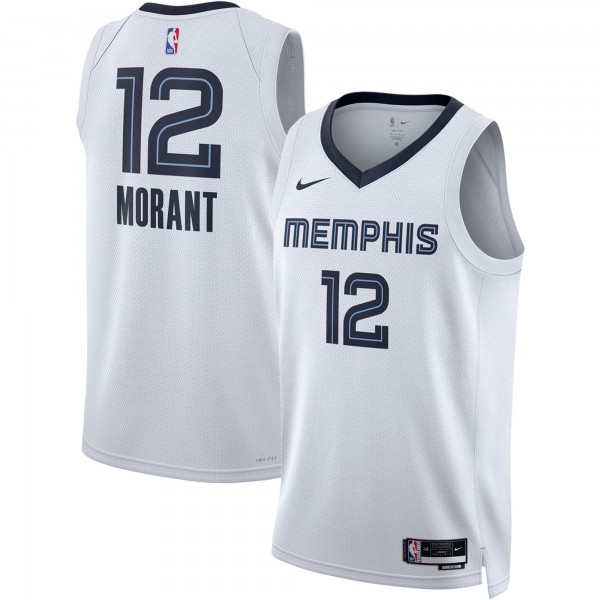 Игровая форма  Ja Morant Memphis Grizzlies Nike Unisex 2022/23 Swingman - Association Edition - White