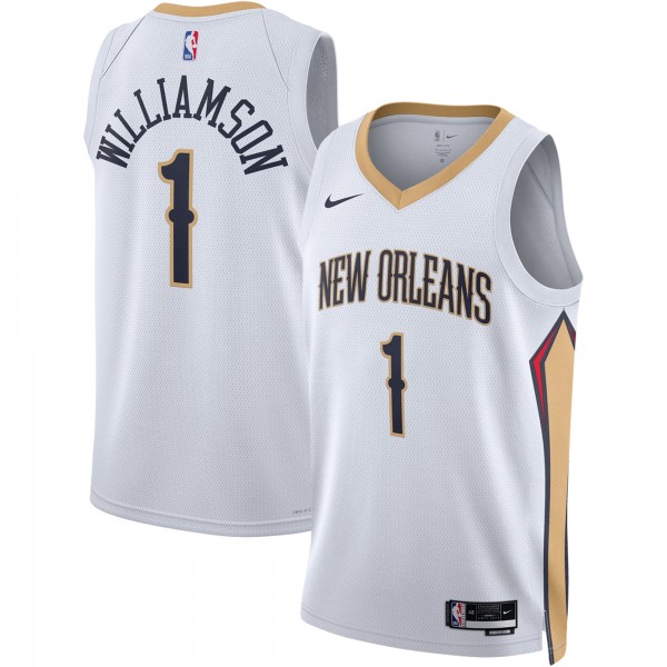 Игровая джерси Zion Williamson New Orleans Pelicans Nike Unisex 2022/23 Swingman - Association Edition - White