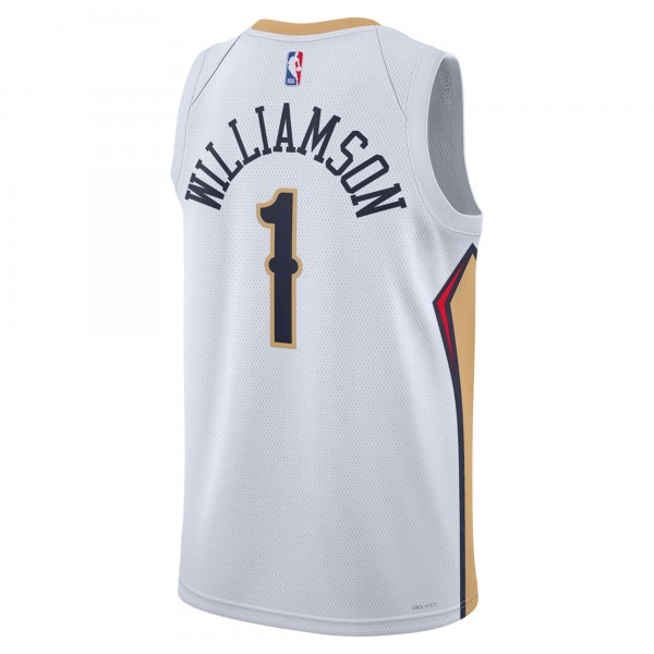 Игровая джерси Zion Williamson New Orleans Pelicans Nike Unisex 2022/23 Swingman - Association Edition - White