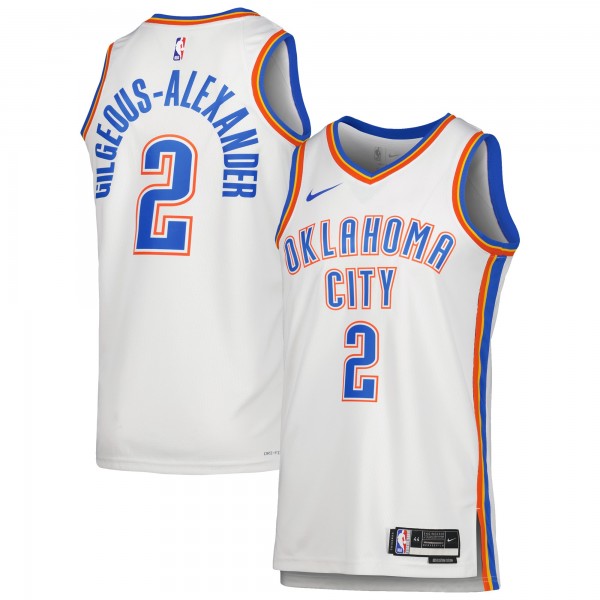 Джерси Unisex Oklahoma City Thunder Shai Gilgeous-Alexander Nike White Swingman - Association Edition
