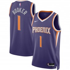 Игровая форма  Devin Booker Phoenix Suns Nike Unisex 2022/23 Swingman - Icon Edition - Purple