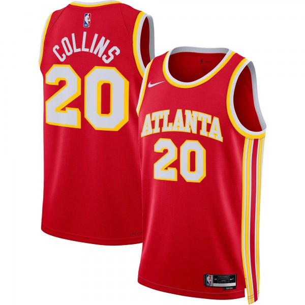 Игровая джерси John Collins Atlanta Hawks Nike Unisex 2022/23 Swingman - Icon Edition - Red