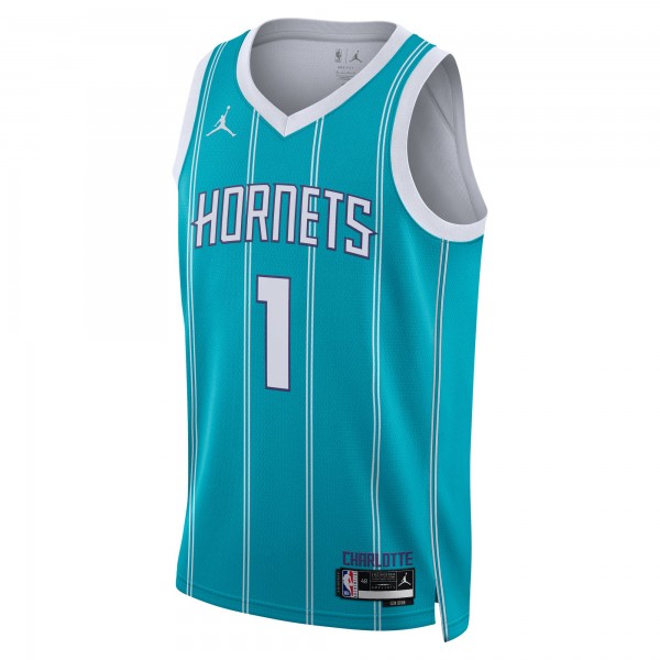 Игровая форма  LaMelo Ball Charlotte Hornets Jordan Brand Unisex 2022/23 Swingman - Icon Edition - Teal