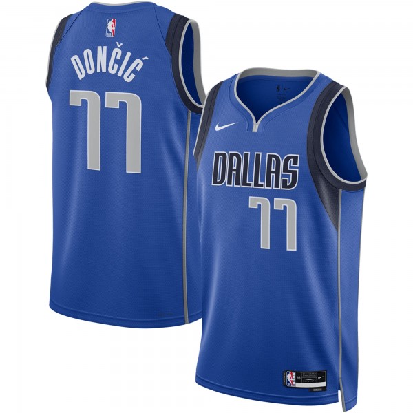 Игровая форма  Luka Doncic Dallas Mavericks Nike Unisex 2022/23 Swingman - Icon Edition - Royal
