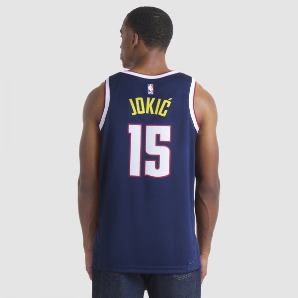 Джерси Unisex Denver Nuggets Nikola Jokic Nike Navy Swingman - Icon Edition