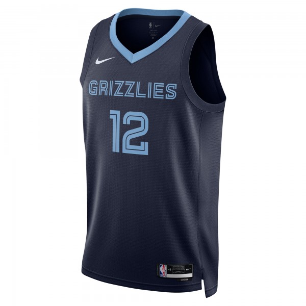 Игровая форма  Ja Morant Memphis Grizzlies Nike Unisex 2022/23 Swingman - Icon Edition - Navy