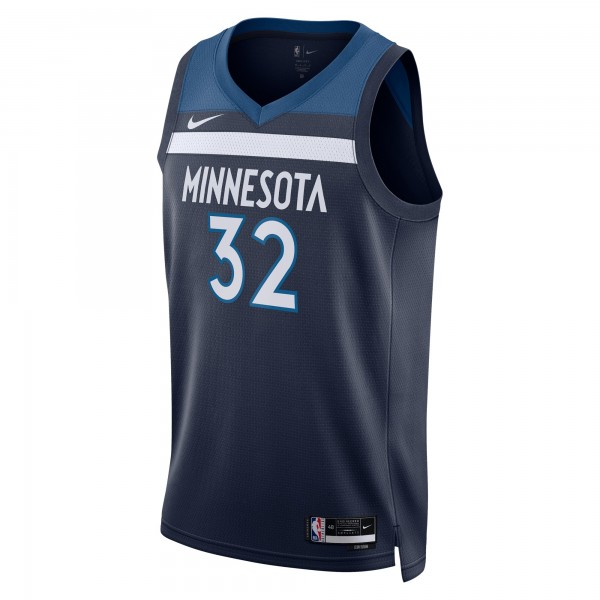 Игровая джерси Karl-Anthony Towns Minnesota Timberwolves Nike Unisex 2022/23 Swingman - Icon Edition - Navy