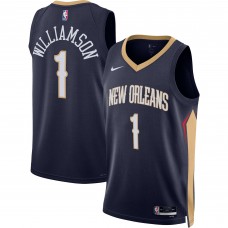 Игровая джерси Zion Williamson New Orleans Pelicans Nike Unisex 2022/23 Swingman - Icon Edition - Navy