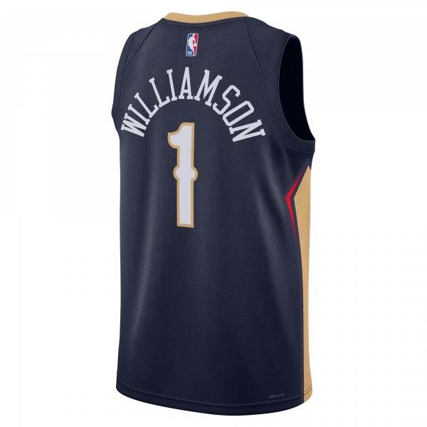 Игровая джерси Zion Williamson New Orleans Pelicans Nike Unisex 2022/23 Swingman - Icon Edition - Navy