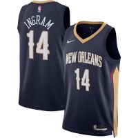 Игровая джерси Brandon Ingram New Orleans Pelicans Nike Unisex 2022/23 Swingman - Icon Edition - Navy
