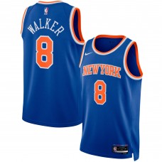 Игровая форма  Kemba Walker New York Knicks Nike 2022/23 Swingman Blue - Icon Edition