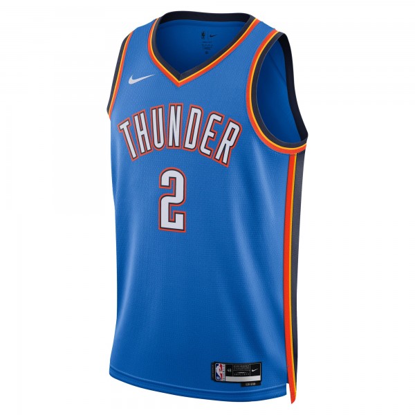 Игровая джерси Shai Gilgeous-Alexander Oklahoma City Thunder Nike Unisex 2022/23 Swingman - Icon Edition - Blue
