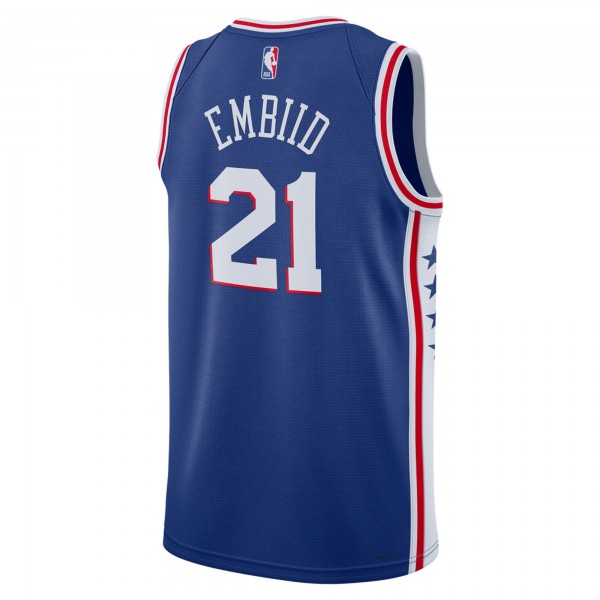 Игровая форма  Joel Embiid Philadelphia 76ers Nike Unisex 2022/23 Swingman - Icon Edition - Royal