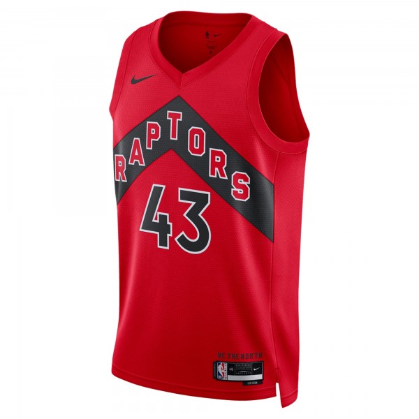 Игровая форма  Pascal Siakam Toronto Raptors Nike Unisex 2022/23 Swingman - Icon Edition - Red