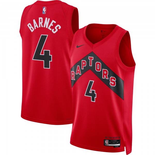 Игровая форма  Scottie Barnes Toronto Raptors Nike Unisex 2022/23 Swingman - Icon Edition - Red