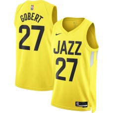 Игровая джерси Rudy Gobert Utah Jazz Nike Unisex 2022/23 Swingman - Icon Edition - Gold