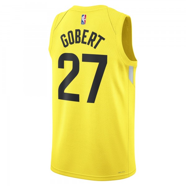 Игровая джерси Rudy Gobert Utah Jazz Nike Unisex 2022/23 Swingman - Icon Edition - Gold