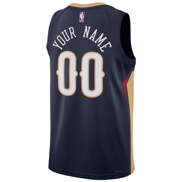 Игровая форма  New Orleans Pelicans Nike Unisex 2022/23 Swingman Custom Navy - Icon Edition