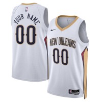 Игровая именная майка New Orleans Pelicans Nike Unisex 2022/23 Swingman White - Association Edition