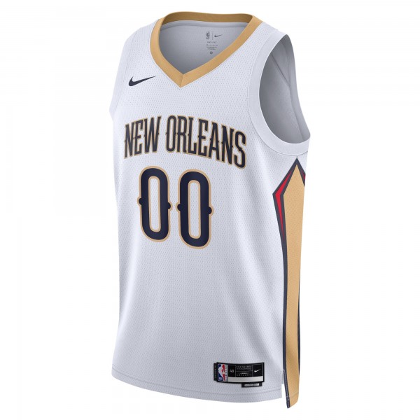 Игровая именная майка New Orleans Pelicans Nike Unisex 2022/23 Swingman White - Association Edition