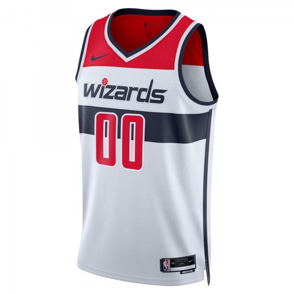 Игровая именная майка Washington Wizards Nike Unisex 2022/23 Swingman White - Association Edition