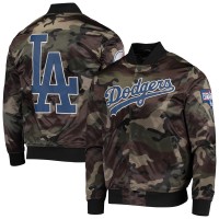 Куртка на кнопках Los Angeles Dodgers Pro Standard Satin - Camo