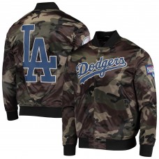 Куртка на кнопках Los Angeles Dodgers Pro Standard Satin - Camo