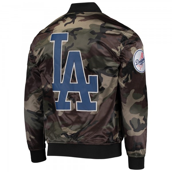 Куртка на кнопках Los Angeles Dodgers Pro Standard Satin - Camo