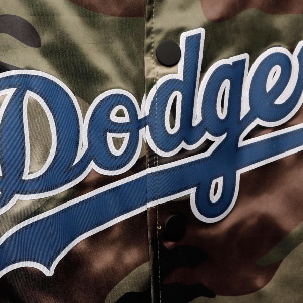 Куртка на кнопках Los Angeles Dodgers Pro Standard Satin - Camo